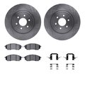 Dynamic Friction Co 6312-67094, Rotors with 3000 Series Ceramic Brake Pads includes Hardware 6312-67094